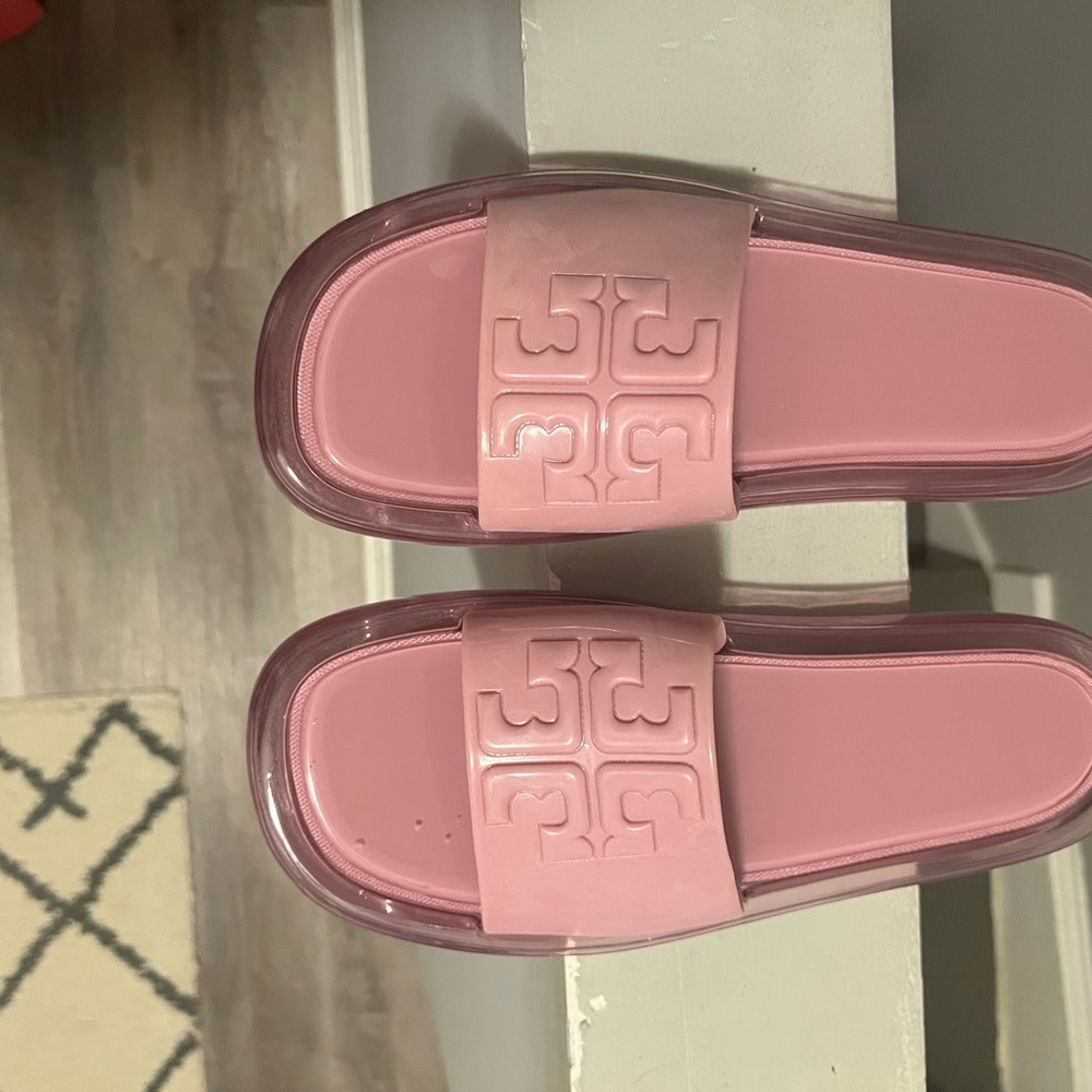Tory Burch Pink Jelly Women's Slippers